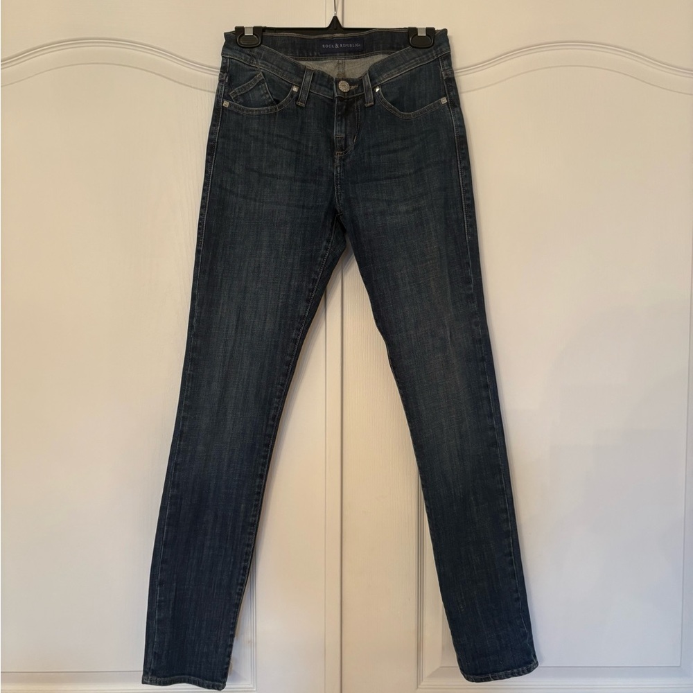 Rock & Republic Denim Rx Berlin Mid Rise Skinny Jean